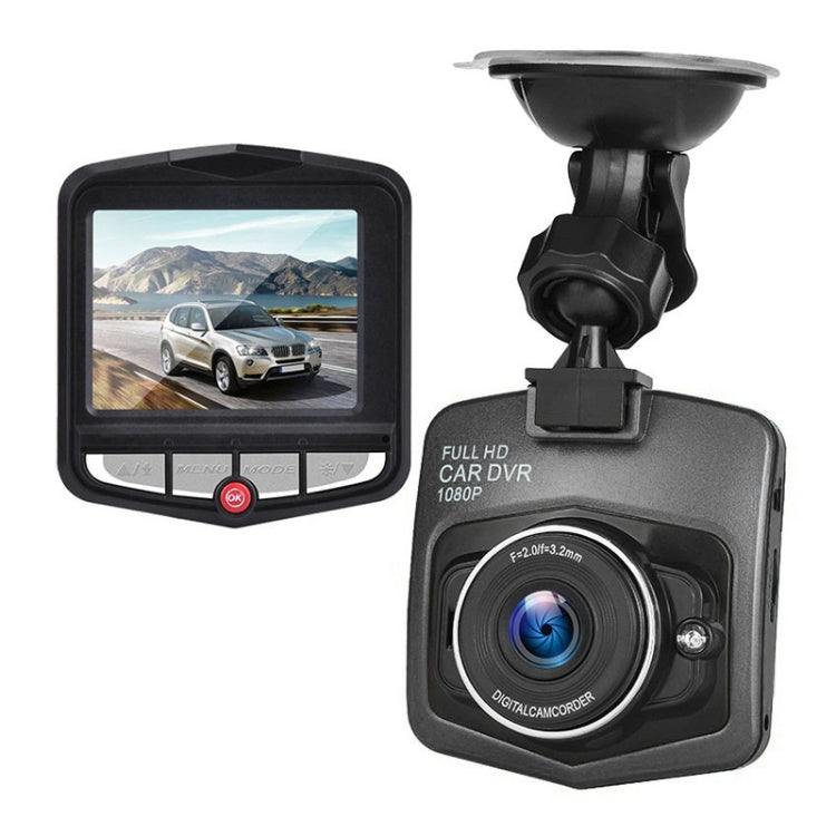 Car 480P Single Recording Shield Driving Recorder DVR Support Parking Monitoring / Loop Recording (Black), 2.4 inch
