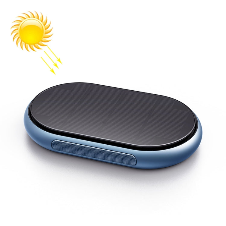 Car Wireless Negative Ion Solar Air Purifier — Grey
