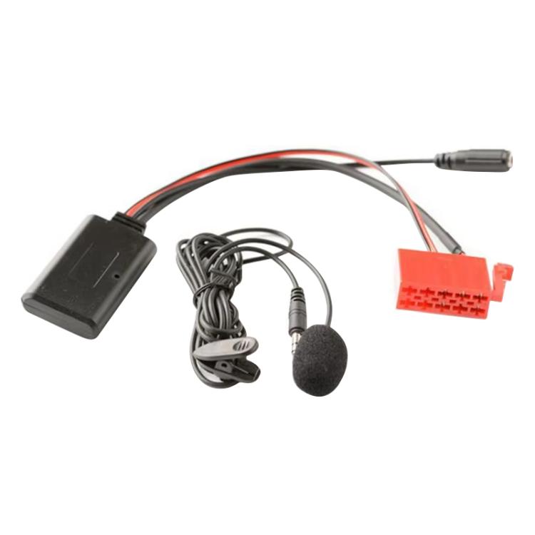 Car AUX Bluetooth Audio Cable Wiring Harness + MIC for Mercedes-Benz Special by abaecker BE2210/BE1650