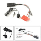 Car AUX Bluetooth Audio Cable Wiring Harness + MIC for Mercedes-Benz Special by abaecker BE2210/BE1650