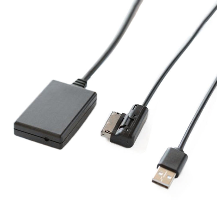Car AMI MMI2G Multimedia Bluetooth Music AUX Digital Audio Cable + MIC + Music Change for Audi Q7 A6L A8L A4L