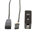 Car AUX Audio Interface + Cable Wire Harness for BMW E46 3 Series