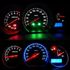 10 PCS B8.3 0.2W DC12V Wedge Instrument Panel COB LED Light Dashboard Gauge Cluster Indicator Lamp Bulb