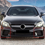 Car Air Inlet Grille Decoration Sticker Strip for Mercedes-Benz C Class C180L/C260L/C300L