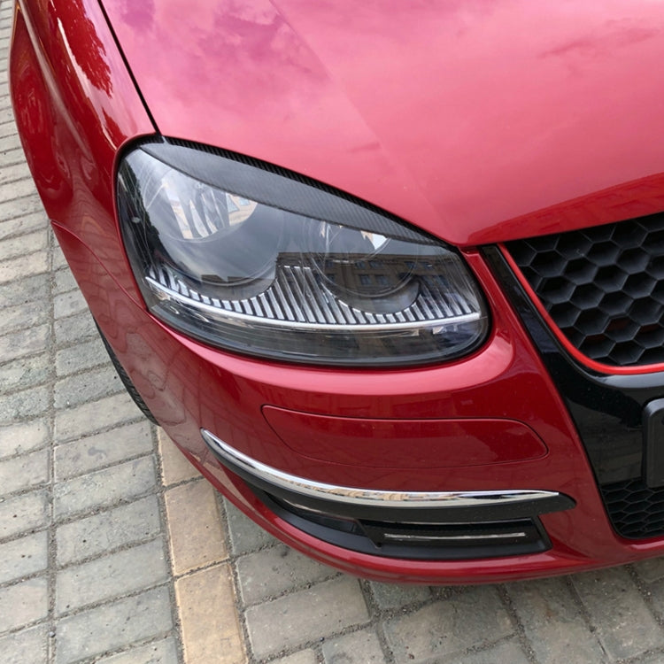 Car Headlight Eyebrow Decoration Sticker for Volkswagen Golf 5