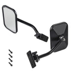 SF-JP-003 Pair Car Side Door Rearview Mirror Adjustable Shape Angle Lens Blind Spot Exterior Mirror for Jeep Wrangler