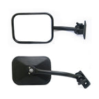 SF-JP-003 Pair Car Side Door Rearview Mirror Adjustable Shape Angle Lens Blind Spot Exterior Mirror for Jeep Wrangler