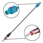 3 PCS FAKRA Male Car Antenna Adapter European Car GPS Antenna