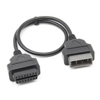 14Pin to 16Pin Car OBD2 Conversion Cable OBDII Diagnostic Adapter Cable for Nissan