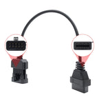 10Pin to 16Pin Car OBD2 Conversion Cable OBDII Diagnostic Adapter Cable for Opel