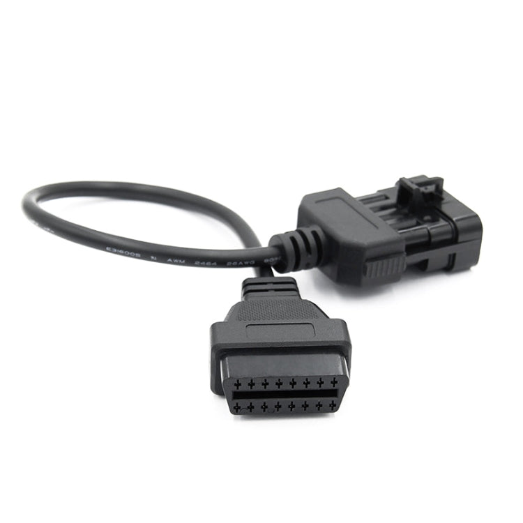 10Pin to 16Pin Car OBD2 Conversion Cable OBDII Diagnostic Adapter Cable for Opel