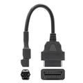 Motorcycles OBD2 Conversion Cable OBDII Diagnostic Adapter Cable for KYMCO, 16Pin to 3Pin