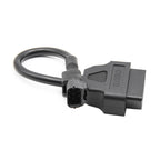 Motorcycles OBD2 Conversion Cable OBDII Diagnostic Adapter Cable for KYMCO, 16Pin to 3Pin