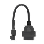Motorcycles OBD2 Conversion Cable OBDII Diagnostic Adapter Cable for KYMCO, 16Pin to 3Pin