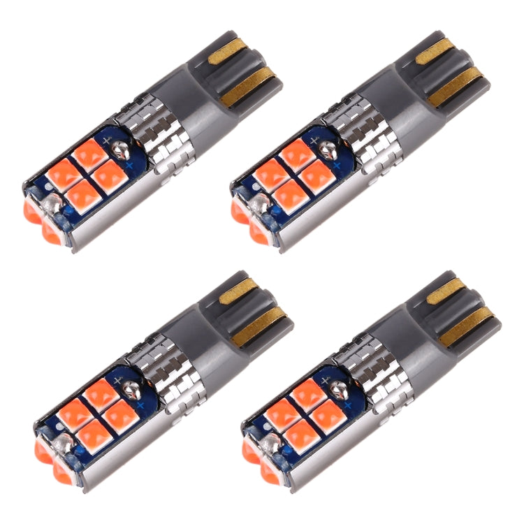 4 PCS T10 DC12V / 2W Car Clearance Light 10LEDs SMD-3030 Lamp Beads