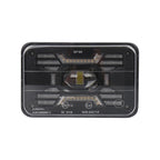 OL-2051S 1 Pair 4x6 inch Off-road Vehicle Modified Angel Devil Eyes Rectangular Headlight