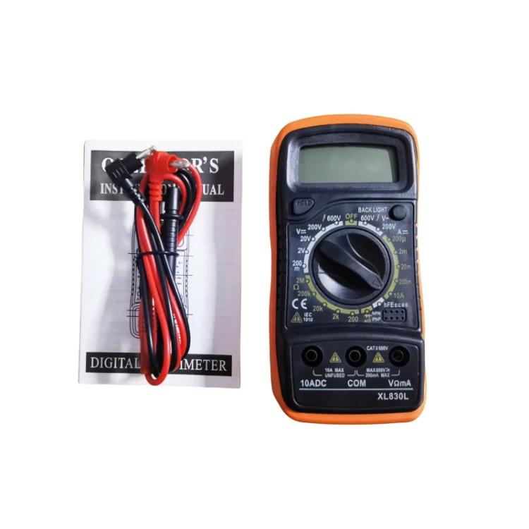 XL830L LCD Backlit Handheld Digital Multimeter