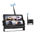Car Digital Wireless Rear-view Split-screen Monitor Single Record