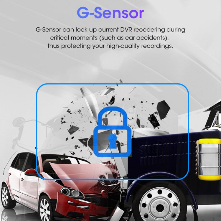 Car Digital Wireless Rear-view Split-screen Monitor Single Record