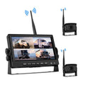 Car Digital Wireless Rear-view Split-screen Monitor Dual Record