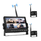 Car Digital Wireless Rear-view Split-screen Monitor Dual Record