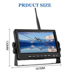Car Digital Wireless Rear-view Split-screen Monitor Dual Record