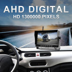 Car Digital Wireless Rear-view Split-screen Monitor Dual Record
