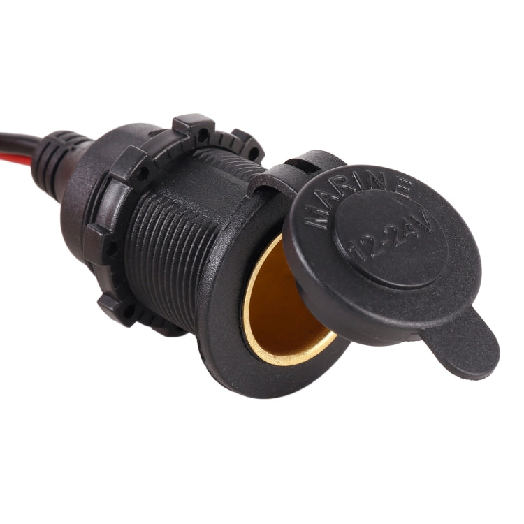 Car Cigarette Lighter Female Socket Plug Connector with Cover