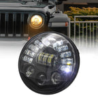 Car Matrix Gradient LED Headlight Lamps for Jeep Wrangler