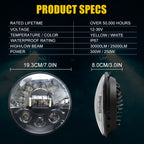 Car Matrix Gradient LED Headlight Lamps for Jeep Wrangler