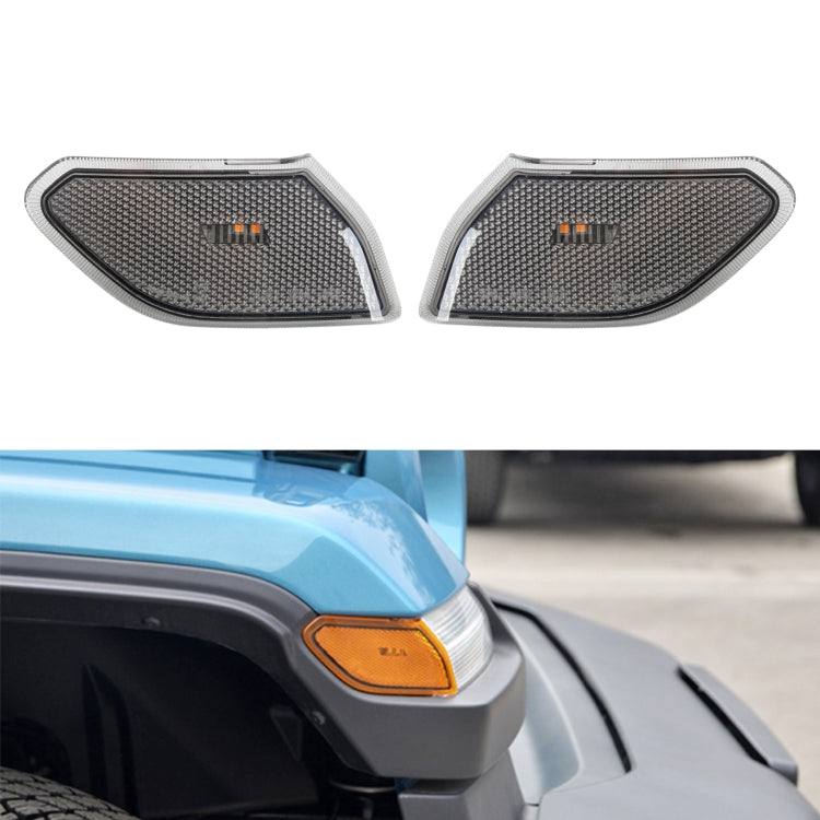 Car Black Wheel Eyebrow Side Light Turn Signal Leaf Plate Lamp for Jeep Wrangler JL 2018