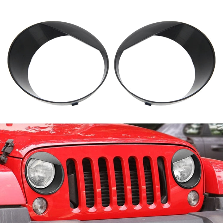 Car Headlight Lampshade for Jeep Wrangler JL 2018