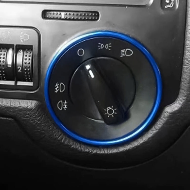 Car Headlight Switch Decorative Ring for Volkswagen Golf — view 7
