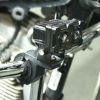 ZH-1583A1 External Waterproof Double Lamp Bead LED Headlight Square Dragon Button Type
