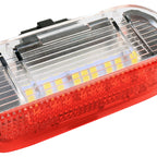 2 PCS Car DC 12V 1.6W Door Lights Lamps 18LEDs SMD-3528 Lamps with Cable for Volkswagen Golf 5 / 6