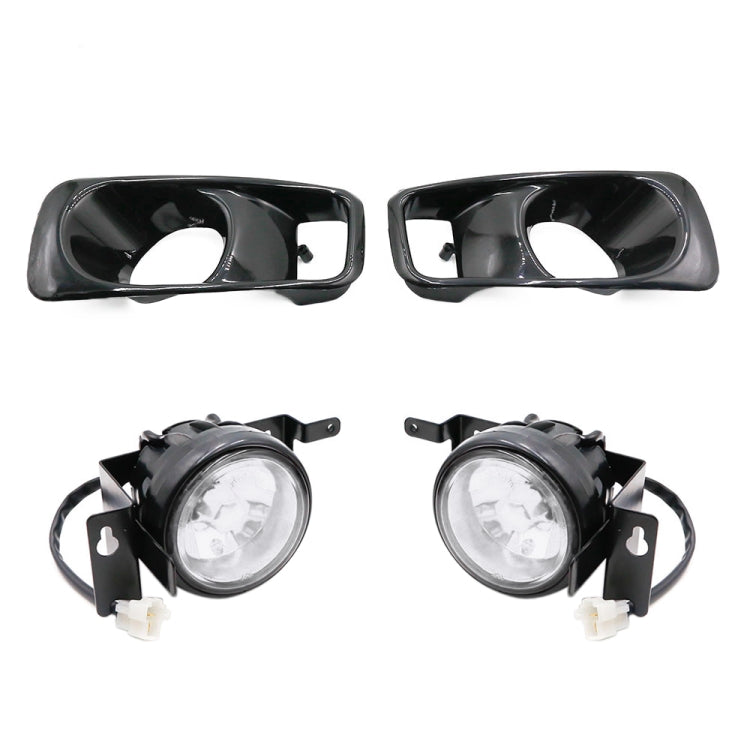1 Pair Car Modified Front Fog Light for Honda Civic 1999-2000 — For Honda Civic 1999-2000 (Yellow Light)