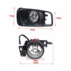 1 Pair Car Modified Front Fog Light for Honda Civic 1999-2000 — White Light