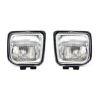 1 Pair Car Modified Front Fog Light for Honda Civic 1996-1998 — For Honda Civic 1996-1998 (White Light)