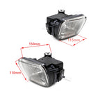 1 Pair Car Modified Front Fog Light for Honda Civic 1996-1998 — For Honda Civic 1996-1998 (Yellow Light)