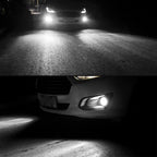 1 Pair Car Modified Front Fog Light for Honda Civic 1996-1998 — White Light