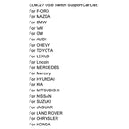 OBD ELM327 V1.5 USB Car Fault Diagnostic Cable with Switch