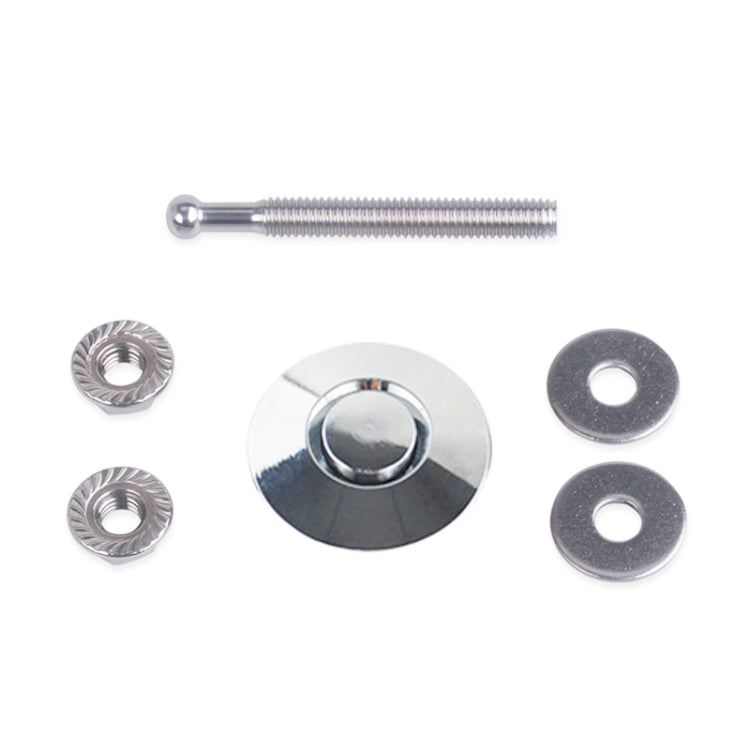 54mm Stainless Steel Quick-pins Push Button Billet Hood Pins Lock Clip Kit