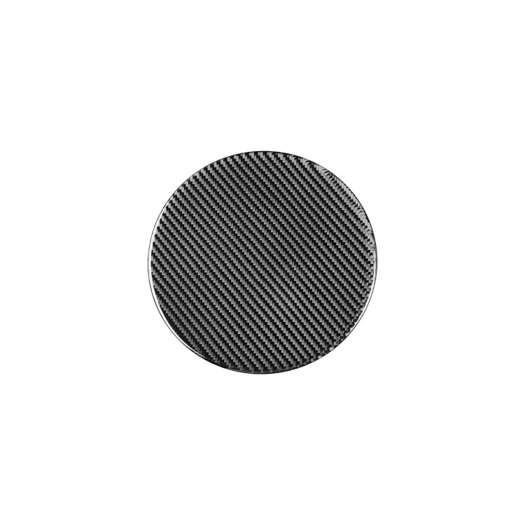 Carbon Fiber Car Fuel Tank Cover Decorative Sticker for Volkswagen Scirocco 2009-2016, Left and Right Drive Universal