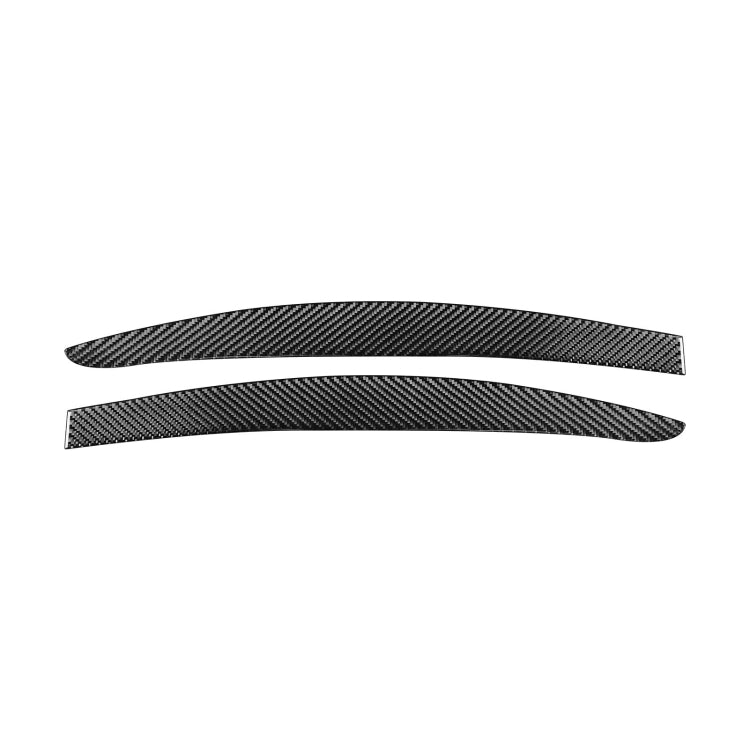 2 PCS / Set Carbon Fiber Car Light Eyebrow Decorative Sticker for Volkswagen Scirocco 2009-2016, Left and Right Drive Universal
