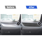 Carbon Fiber Car Co-pilot Control Panel Decorative Sticker for Mercedes-Benz B-Class 2019 / GLB 2020,Left Drive, Co-pilot Control Panel,Left Drive — view 6