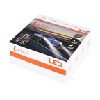 1 Pair 9006 27W / DC12V Car Aluminum Alloy Flashing LED Headlight