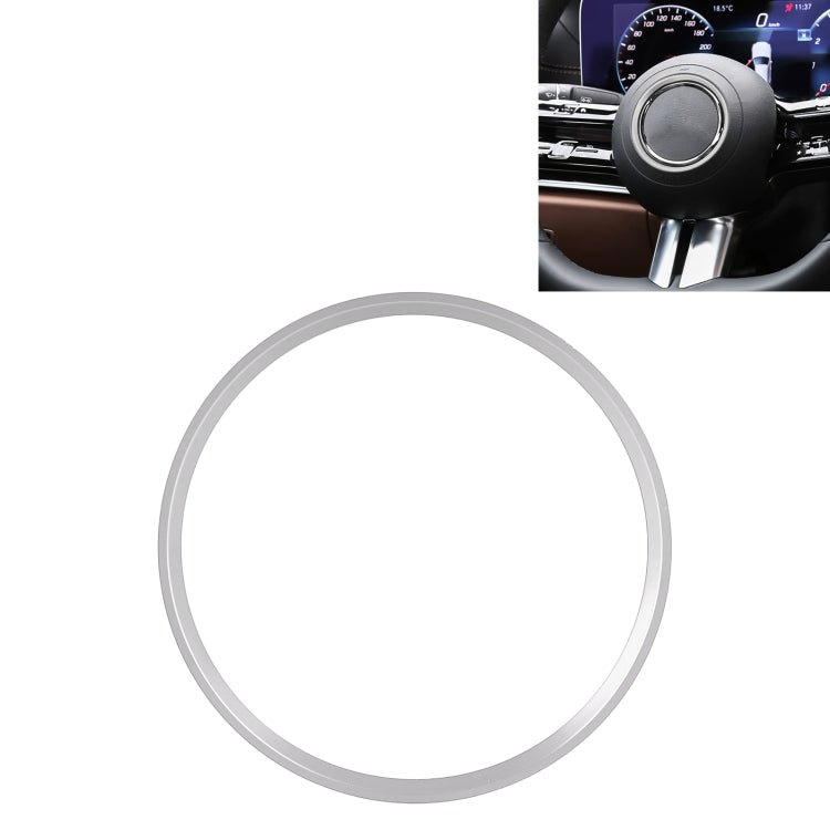 Car Steering Wheel Decorative Ring Cover for Mercedes-Benz, Inner Diameter: 7.2cm — Red