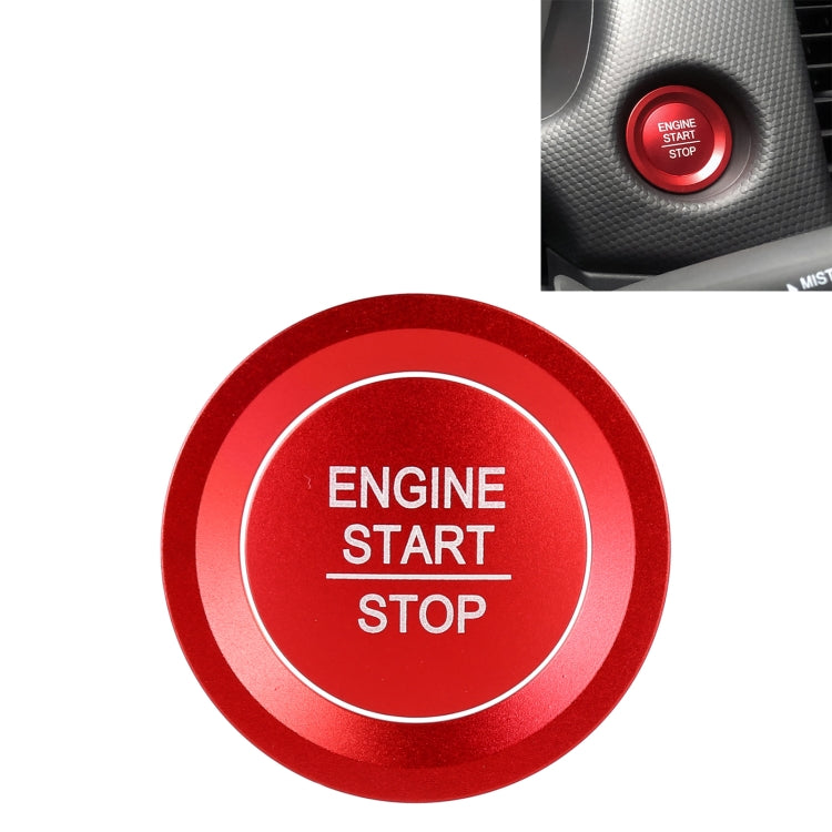 Car Engine Start Key Push Button Ring Trim Sticker for Honda — view 6