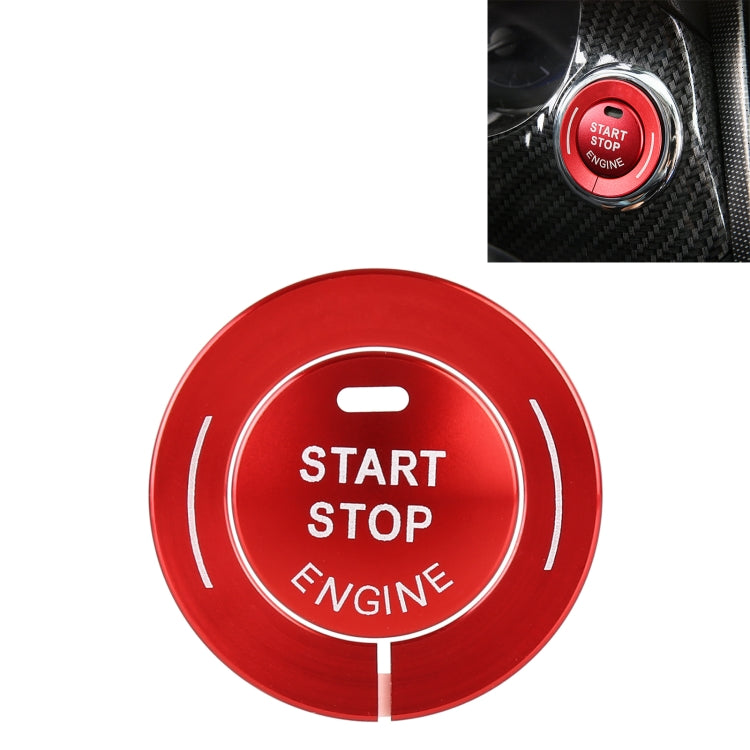 Car Engine Start Key Push Button Ring Trim Sticker for Infiniti — view 6