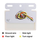 4 PCS ZS-6001 DC24V Car / Truck Side Marker Indicator Lights Bulb Lamp